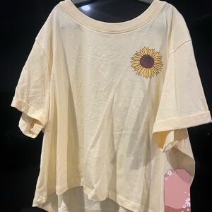 Sunflower Crop Top